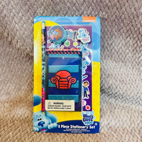 Blue's Clues & You 5 Piece Stationery Set - Picture 1 of 5